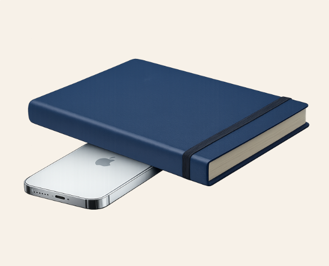 FlipLock double seal mechanism shown on a phone